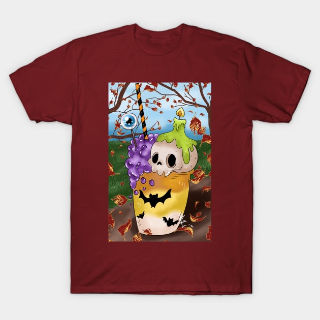 Spooky Witchy Halloween T-Shirt by OCDVampire